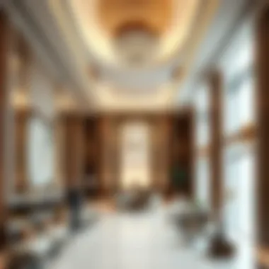 Interior of the Amir Building highlighting its luxurious design