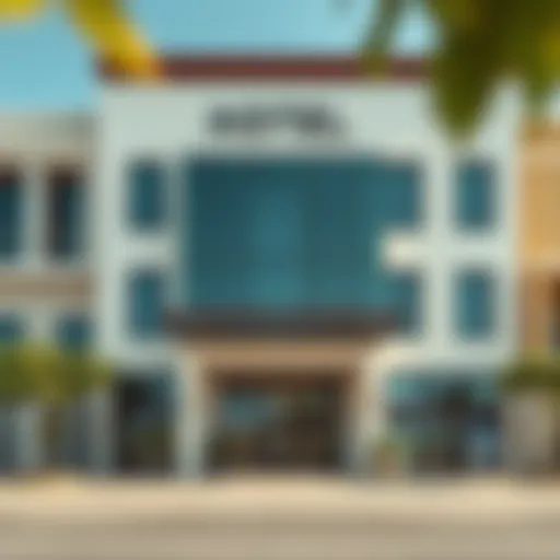 Exterior view of an affordable hotel in Al Barsha