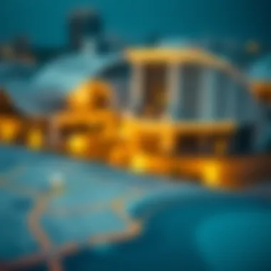 Map highlighting affordable hotel locations in Al Barsha