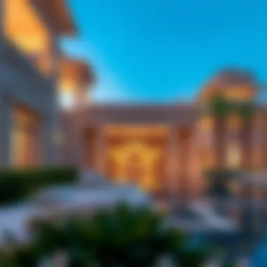 Stunning architectural design of Al Habtoor Villas