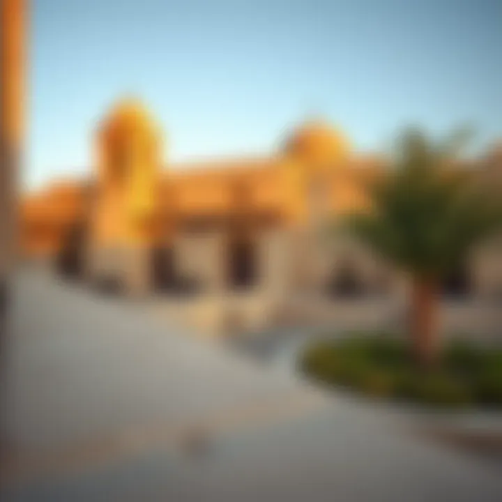 Cultural heritage site in Al Jaddaf reflecting traditional Dubai