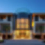 Architectural facade of Al Khail Gate Community Centre