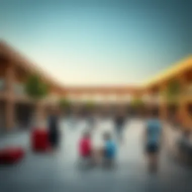 Community activities in an open space