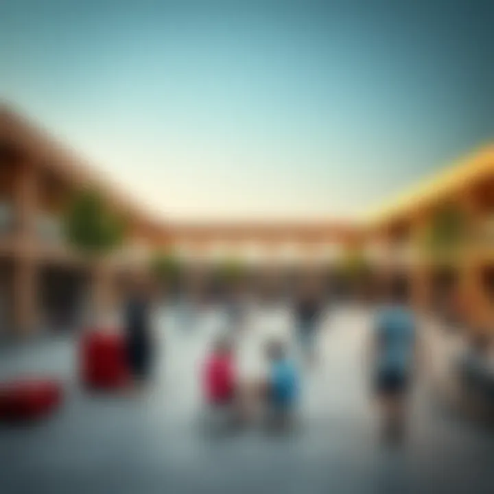 Community activities in an open space