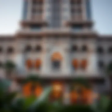 Architectural Elegance of Al Mamoura Building Exterior view showcasing the architectural elegance of Al Mamoura Building