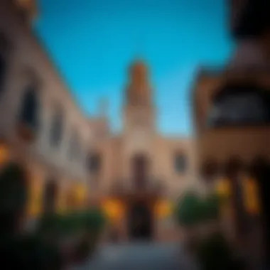 Historical architecture in Al Raffa reflecting Dubai's rich heritage