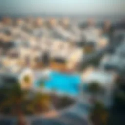 Aerial view of Al Shuaiba showcasing modern housing developments