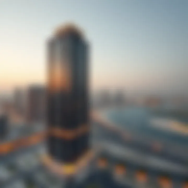 Location Advantages of Al Thuriah Tower Location map highlighting Al Thuriah Tower