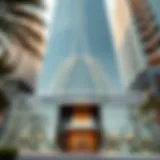 Stunning facade of the Al Zarooni Building showcasing its innovative design