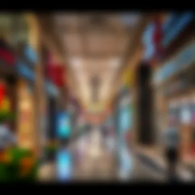 Tenant Variety at المعيصم مول Diverse retail stores at المعيصم مول highlighting tenant variety