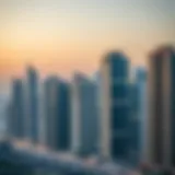 Skyline view of Dubai showcasing modern apartment buildings