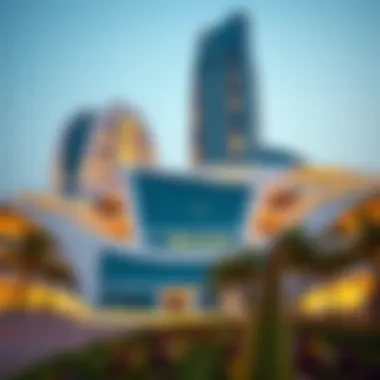 Stunning architectural view of العربي مول showcasing its modern design