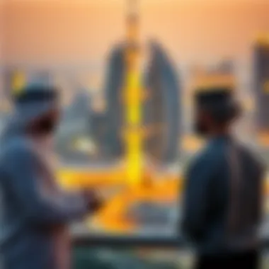 Investors analyzing market trends related to العربي مول