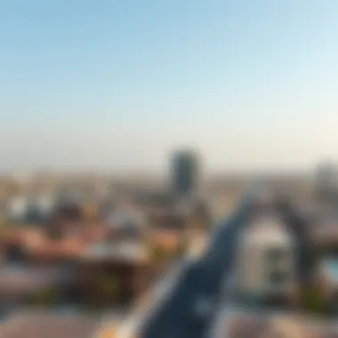 Panoramic view of the surrounding neighborhood surrounding العربي مول