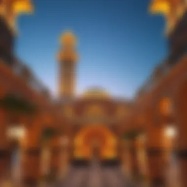 Architectural Marvel of Azizi Mirage Architectural details of Azizi Mirage complex