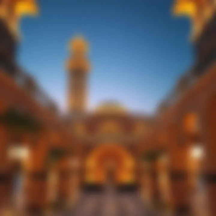 Architectural Marvel of Azizi Mirage Architectural details of Azizi Mirage complex