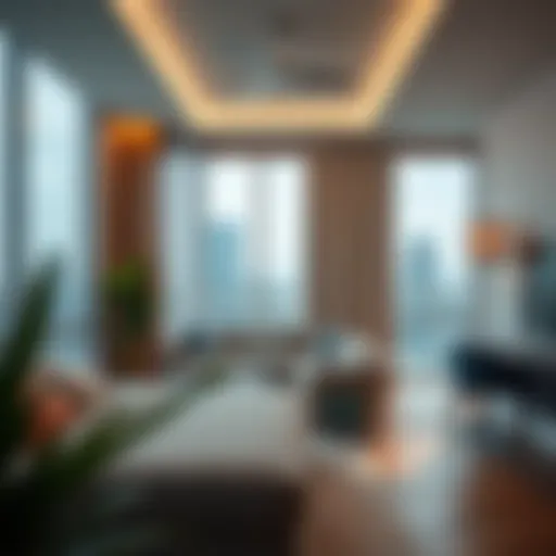 Luxurious Interior of a Prime Hotel Apartment Luxurious interior of a prime hotel apartment showcasing modern design