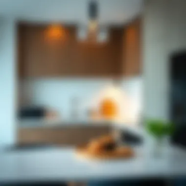 Well-Equipped Kitchen in a Luxury Hotel Apartment Well-equipped kitchen space within a luxury hotel apartment
