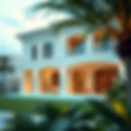 Luxurious exterior view of a Club Villa in Dubai