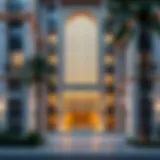 Stunning architectural facade of Damac Maison Prive