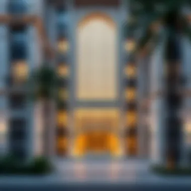 Stunning architectural facade of Damac Maison Prive