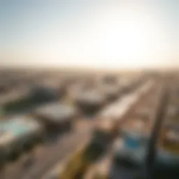 Aerial view of Dubai Integrated Real Estate Community