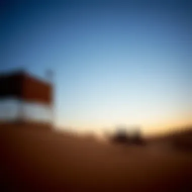 Adventures in the Dubai Desert A thrilling desert safari showcasing the vast sandy dunes of Dubai.