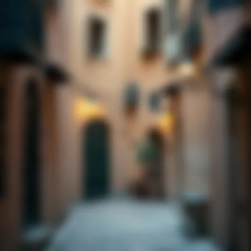 Charming alley in Al Fahidi Historical Neighborhood