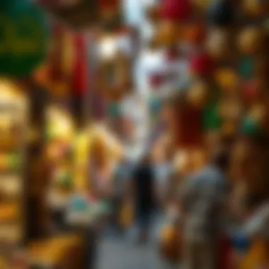 Vibrant Local Souk Experience Colorful souk showcasing local crafts