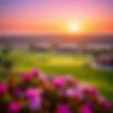 Breathtaking view of the Dubai Hills Golf Course