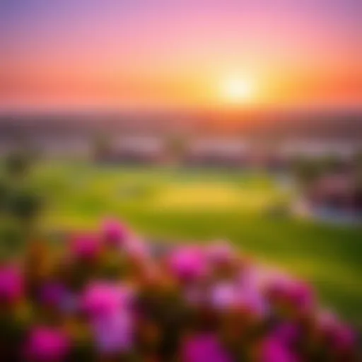 Breathtaking view of the Dubai Hills Golf Course