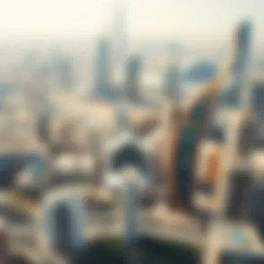 Aerial view of luxury real estate developments