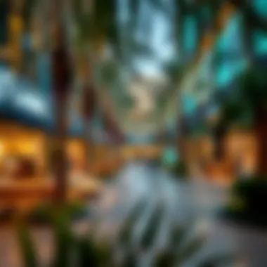 Retail and dining options in Emirates Park reflecting lifestyle amenities