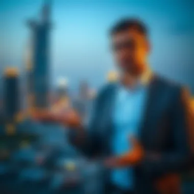 Investment Insights: Navigating Opportunities in Dubai's Market A real estate agent presenting investment opportunities