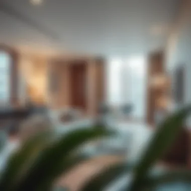 Cozy living area in a well-furnished hotel apartment