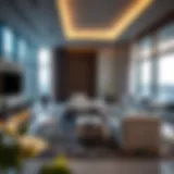 Modern Luxury in Dubai's Hotel Apartments Luxurious hotel apartment interior showcasing modern design