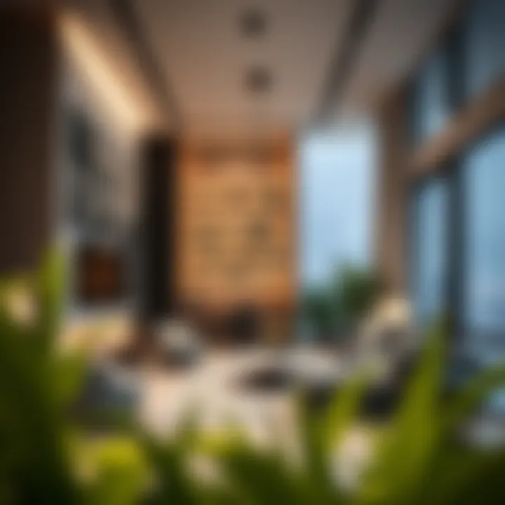 Luxurious residential interiors in JLT featuring modern design