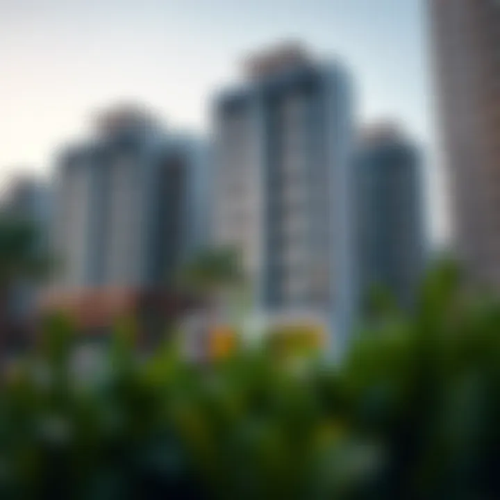 Contemporary Architecture of JLT Residences Modern residential buildings in Jumeirah Lake Towers