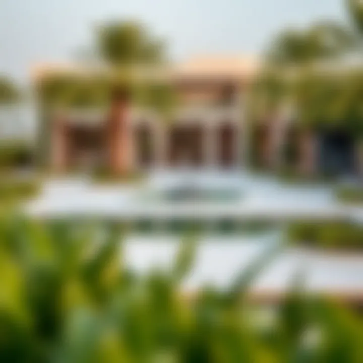 Landscaped Gardens of La Villa Medusa Outdoor view of the landscaped gardens surrounding La Villa Medusa