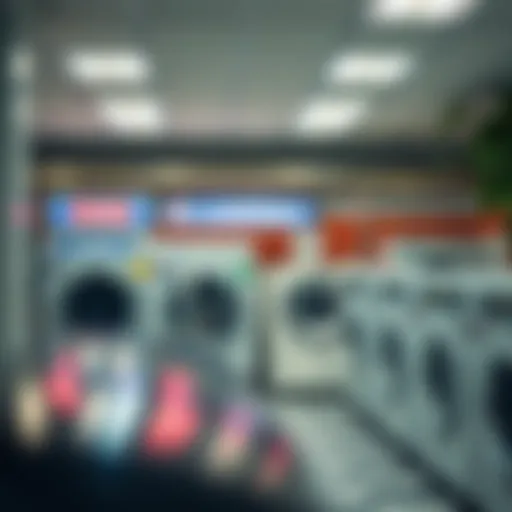 A modern self-service laundromat in Discovery Gardens