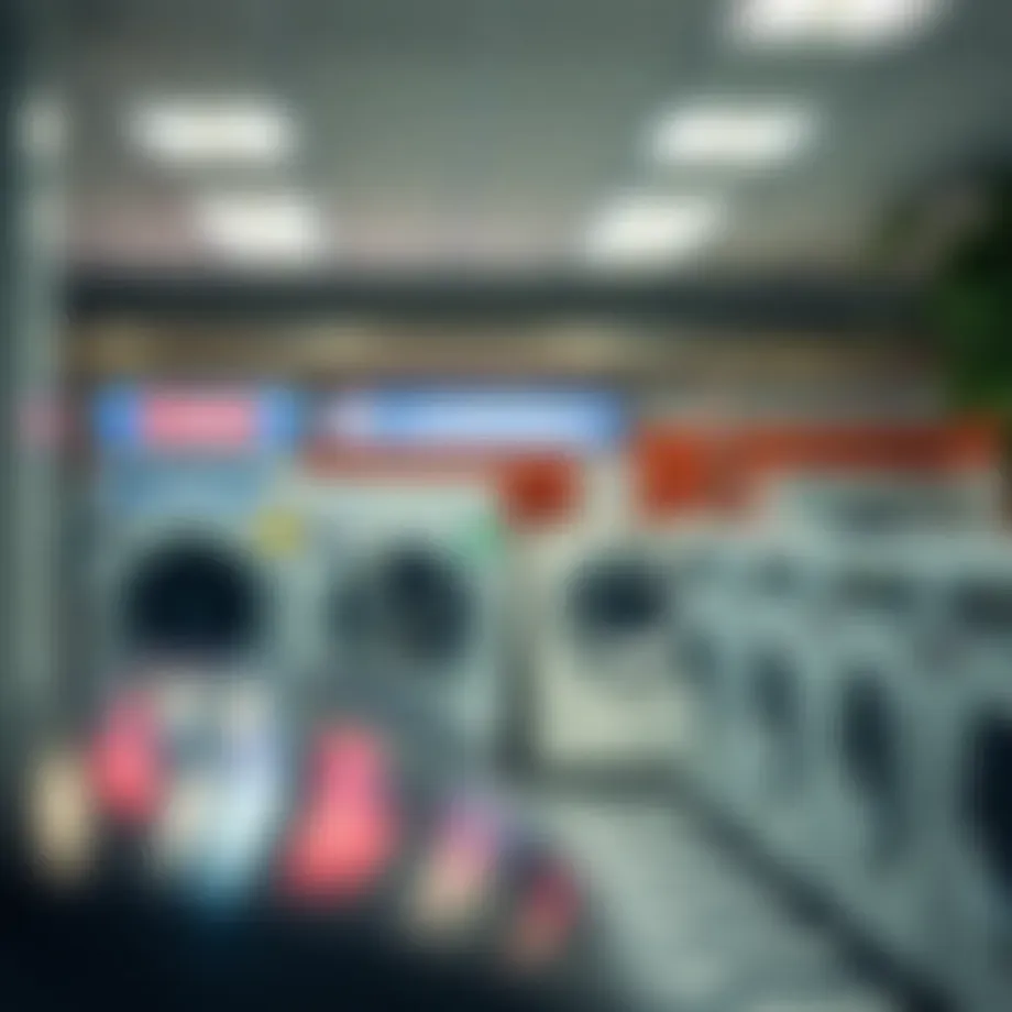 A modern self-service laundromat in Discovery Gardens