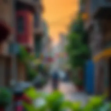 Life in the Heart of Bur Dubai Neighborhood Vibrant neighborhood scene in Bur Dubai