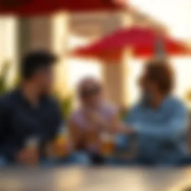 Expatriates in Dubai's Vibrant Community Expatriates enjoying life in Dubai's vibrant community