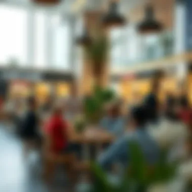 Scene depicting community activities and gatherings at Reef Mall Prime
