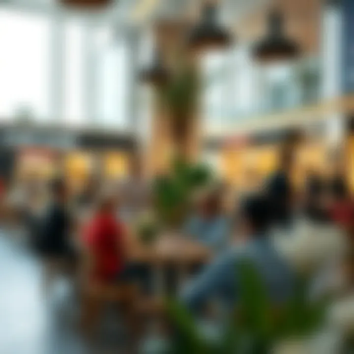 Scene depicting community activities and gatherings at Reef Mall Prime