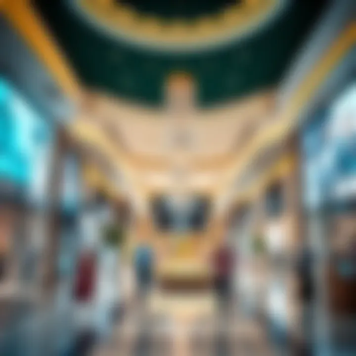 Interior shot highlighting the vibrant shopping experience at Reef Mall Prime