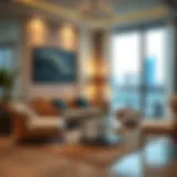 Stylish room interior for rent in Dubai