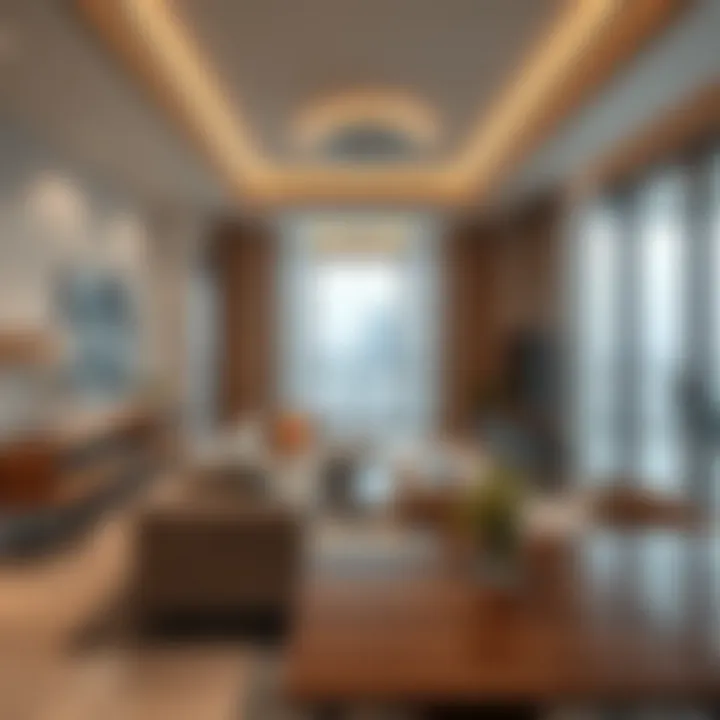 Modern Amenities in Karama Apartments Trendy apartment showcasing modern amenities in Karama