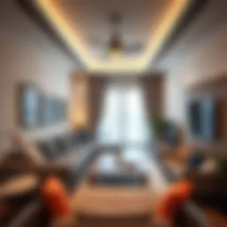 Cozy shared living space showcasing modern amenities