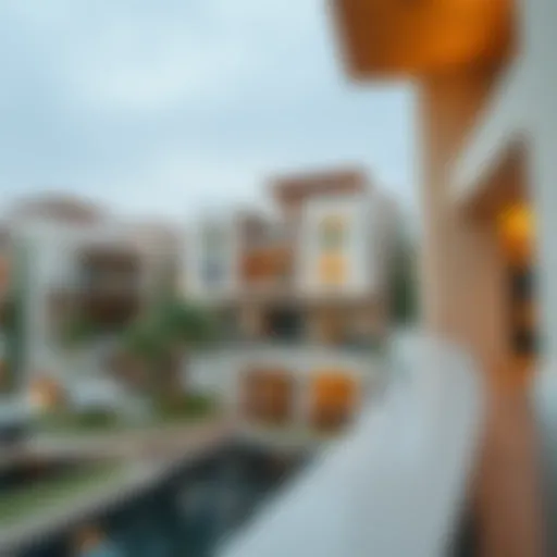 Stunning architectural overview of Sobha Creek showcasing modern luxury residences